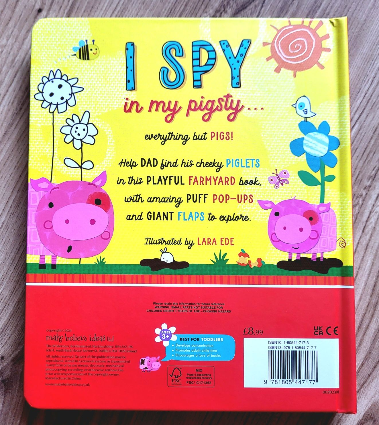 I Spy in My Pigsty Pop-Up Book książka sensoryczna po angielsku