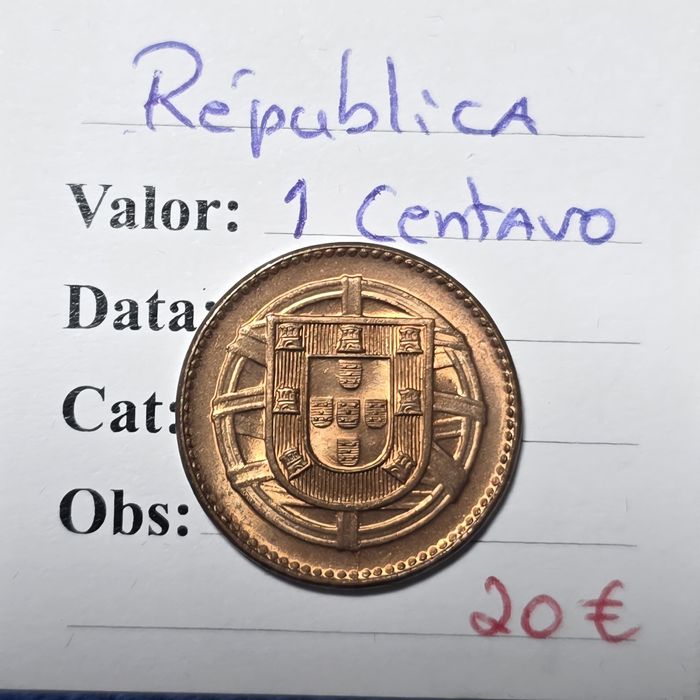 1 centavo 1921 soberbo