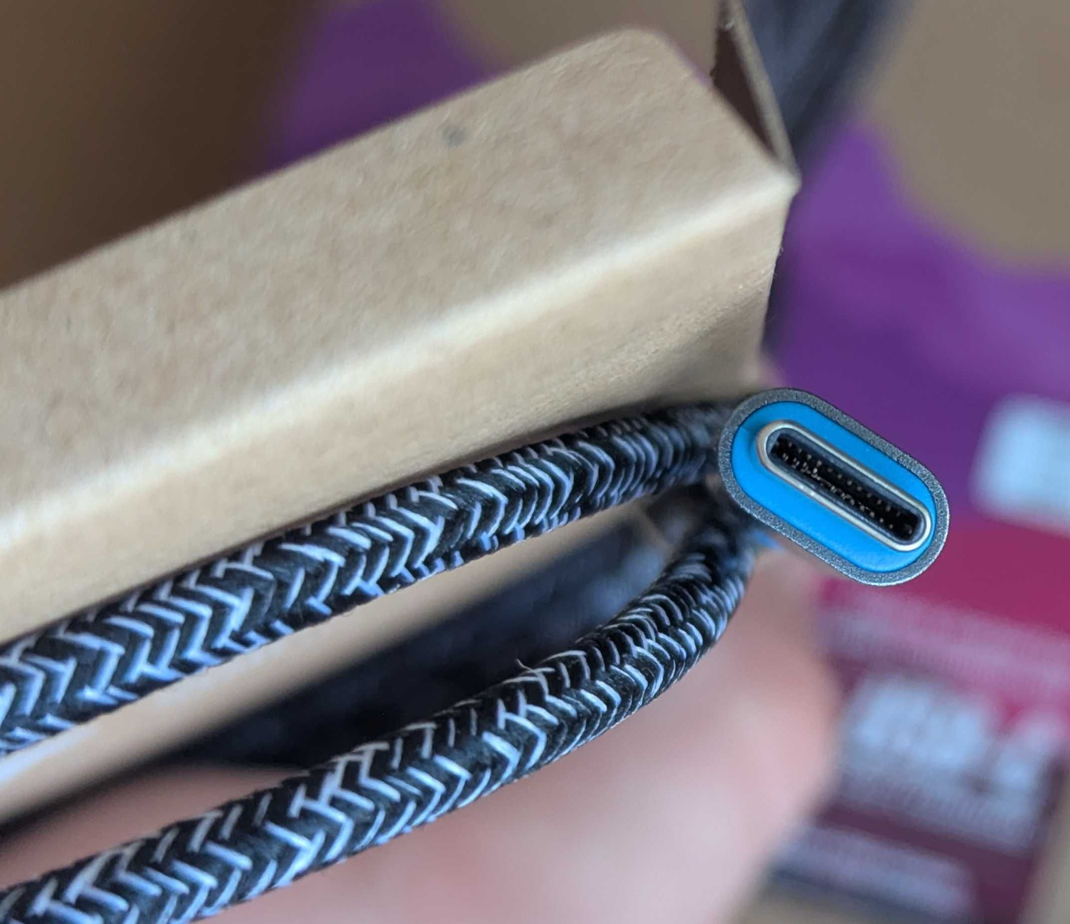 з США новий Преміум 60w фірмовий Nimble PowerKnit USB-C to USB-C