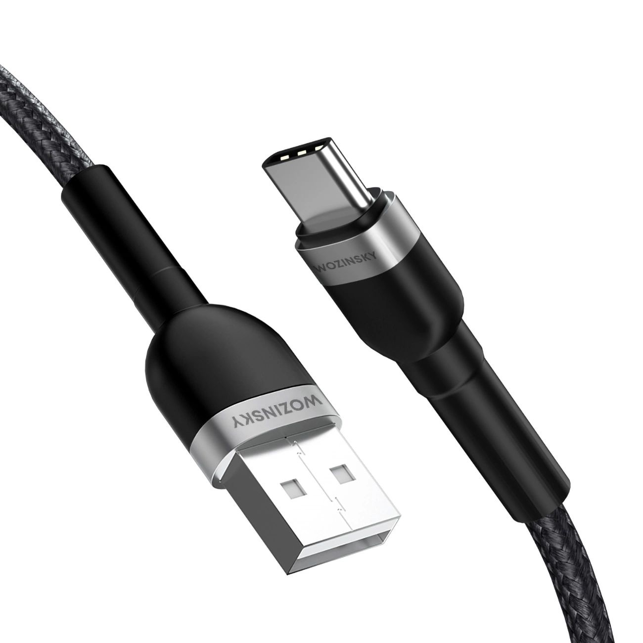 Kabel Wozinsky Wnbac2 Usb-A / Usb-C 2.4A 2 M - Czarny