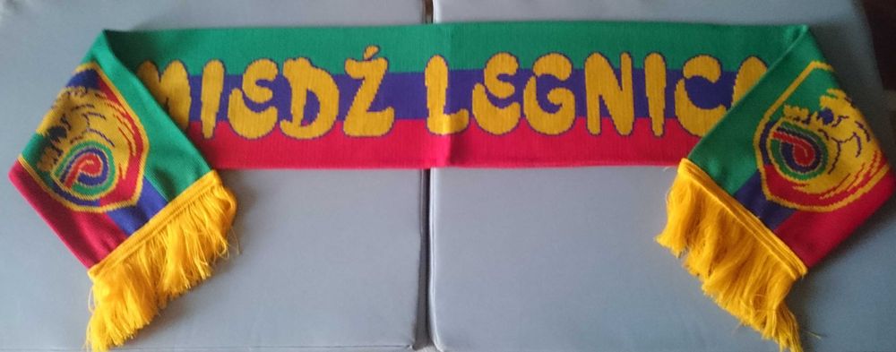 Miedź Legnica !! Szalik szal piłkarski sportowy