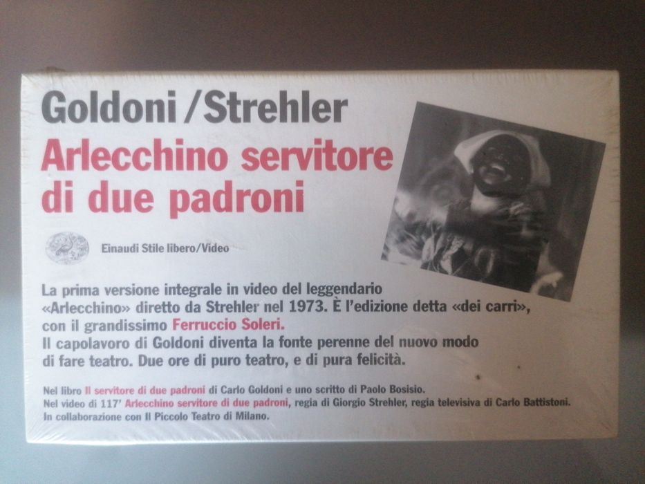 Filme VHS  Goldoni / Strehlet