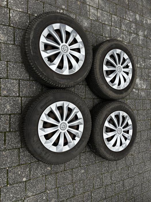 Felgi VW Skoda Seat 5x112 Opony Kleber 195/65r15 195/65/15