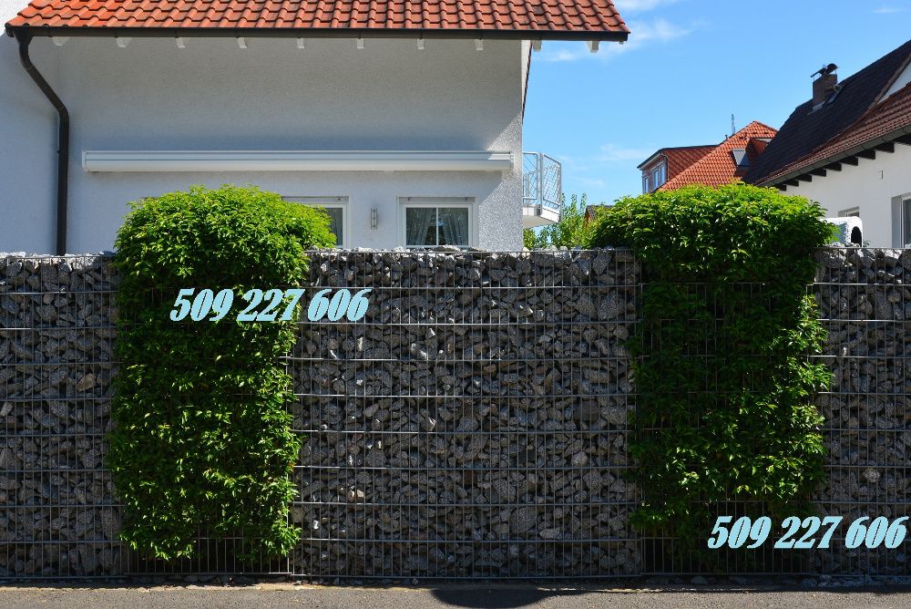 Gabiony Kosze Gabionowe Ogrodzenie Gabion Donice Granit