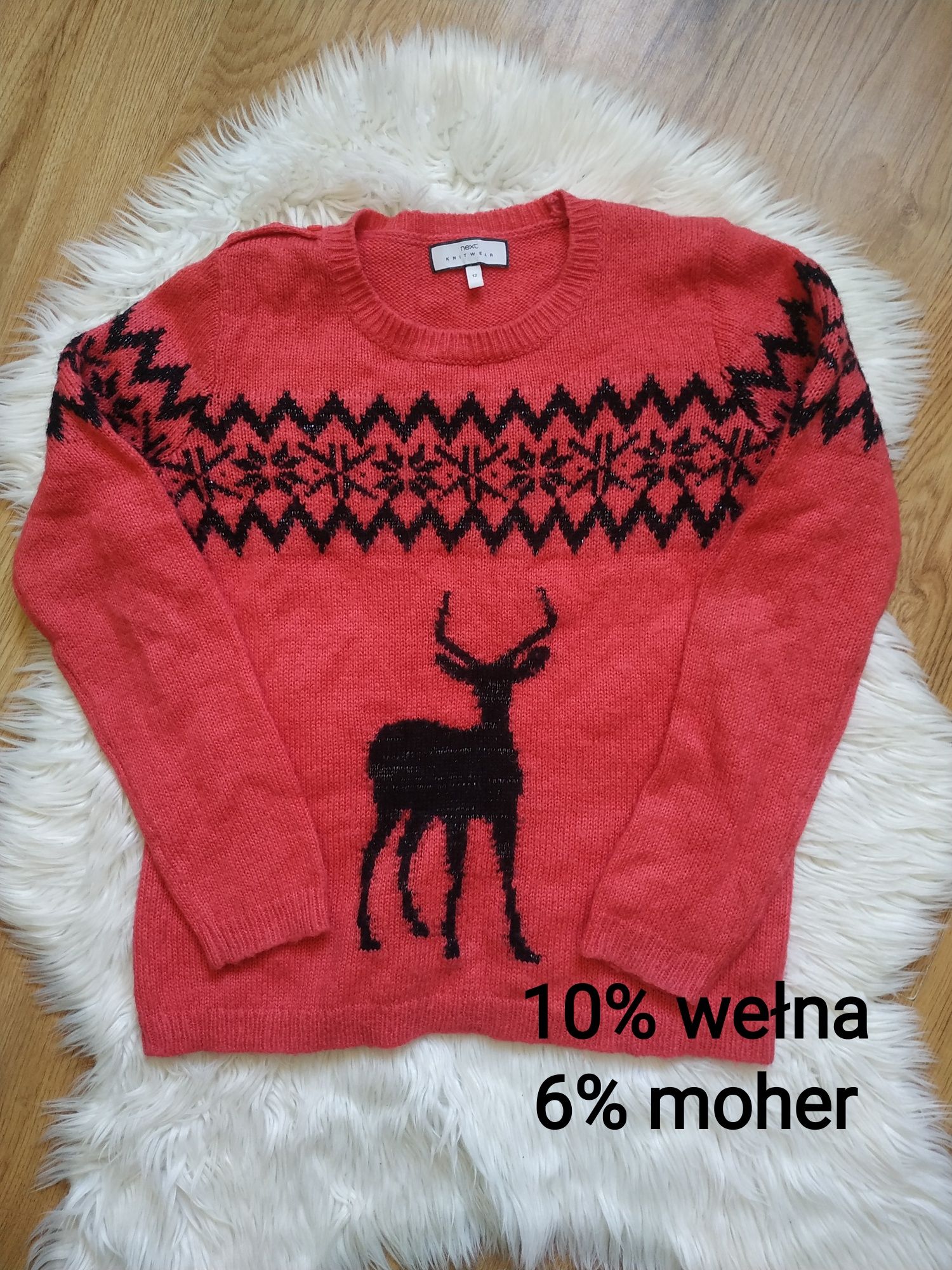 Sweter z reniferem L 40 Next