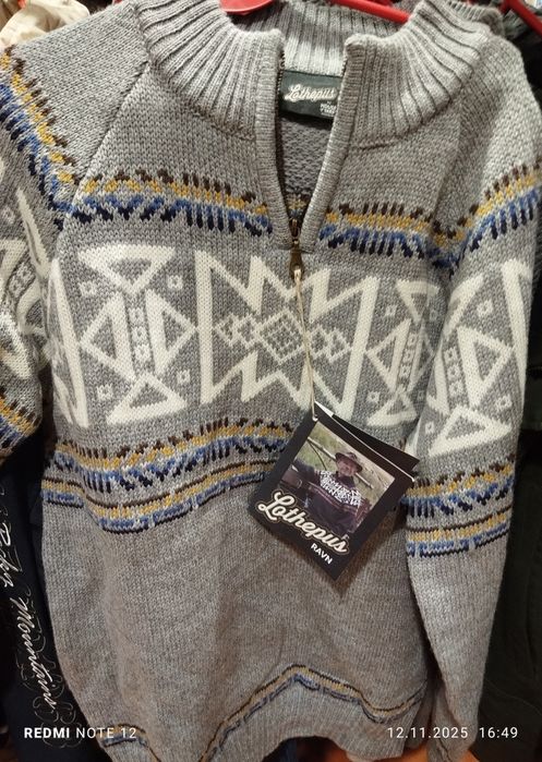 Norweski Sweter wełniany Lothepus M Nowy