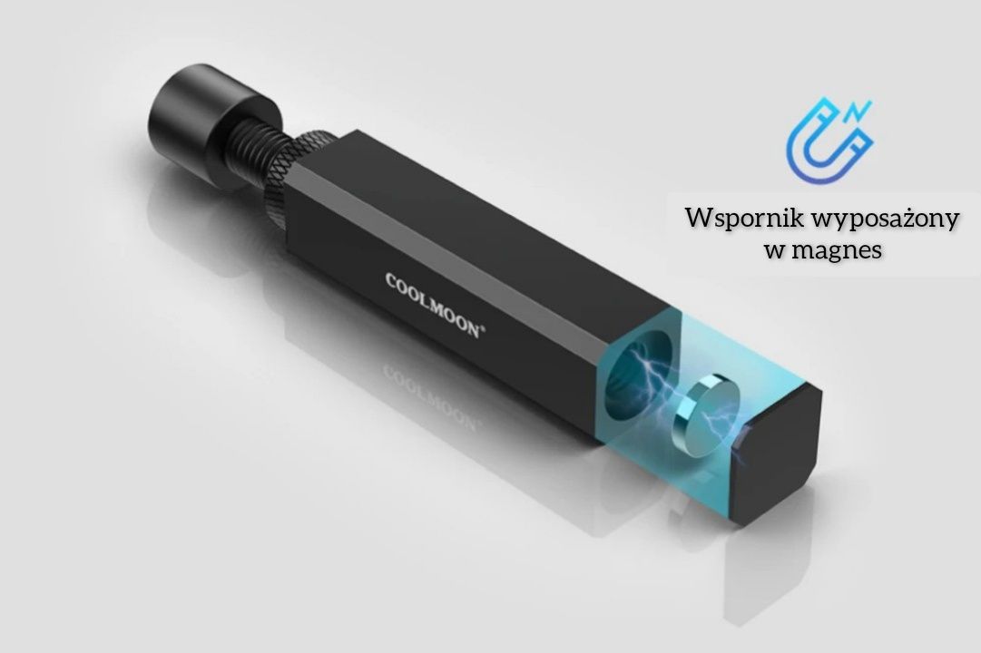 Wspornik podpórka GPU Coolmoon GH-120 srebrny / czarny