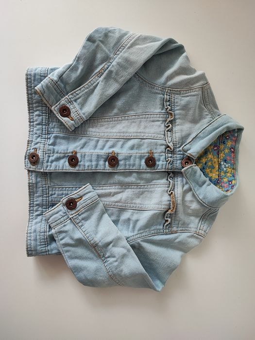 Katana jeansowa kurtka wiosenna