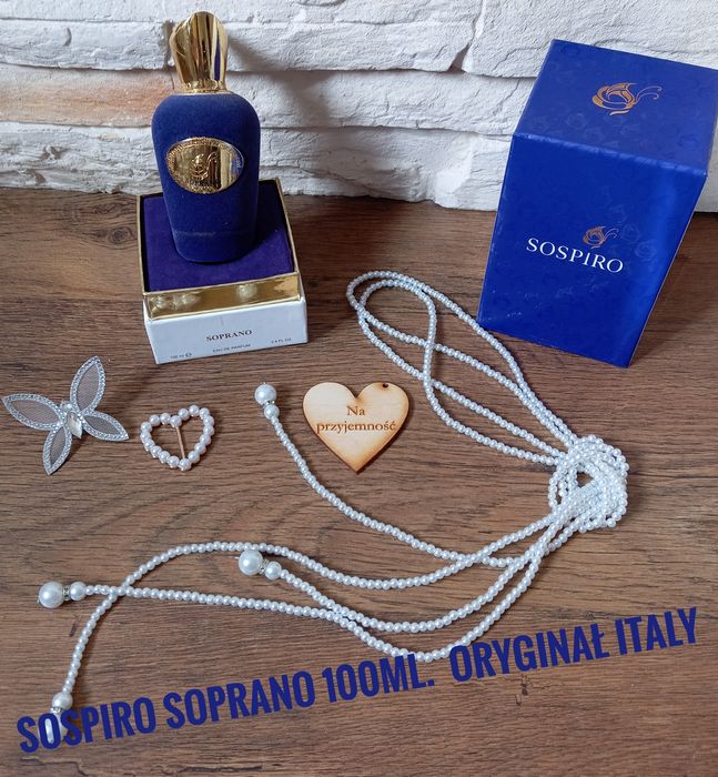 SOSPIRO SOPRANO Eau de Parfum 100 ml Oryginał Ekskluzywny włoski