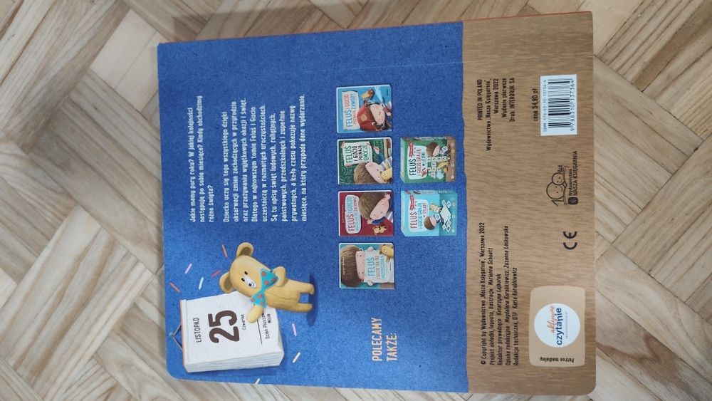 "Feluś i Gucio Świętują"- książka twarda oprawa