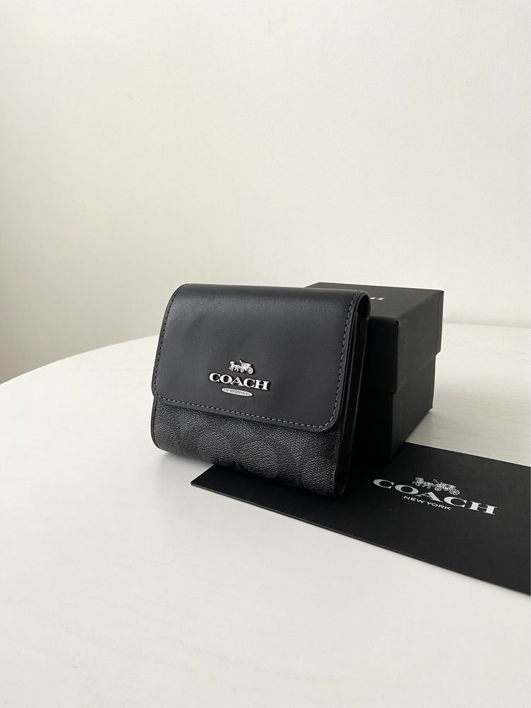 COACH Snap Wallet Подарок девушке кошелек подарунок гаманець жіночий