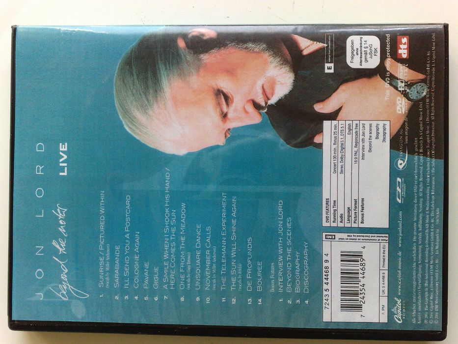 CD_Jon Lord - Before I Forget _ /ЗАПЧ/ + Bonus DVD