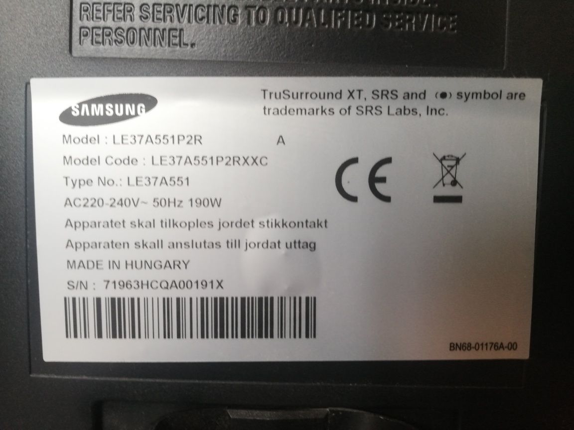 Telewizor LCD Samsung 37"