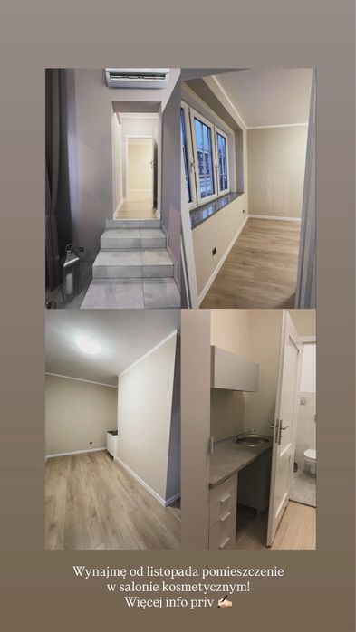 Wynajem pomieszczenia w salonie kosmetycznym