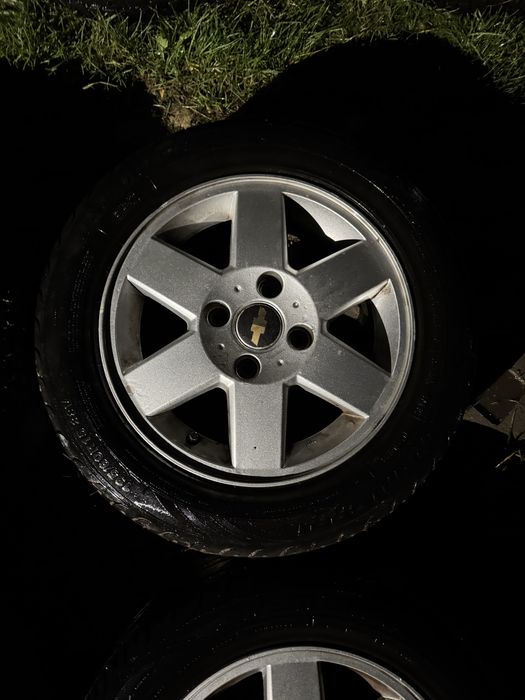 Felgi Chevrolet 4x100 Opony 195/60/15 Aveo Lacetti Opel Kia Hyundai
