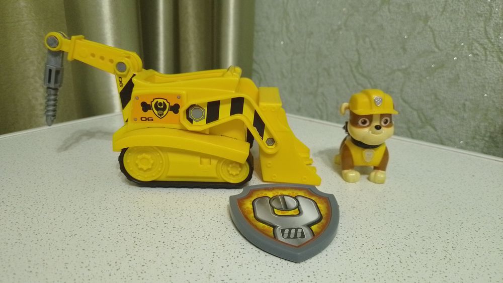 Крепыш на бульдозере Щенячий патруль Оригинал