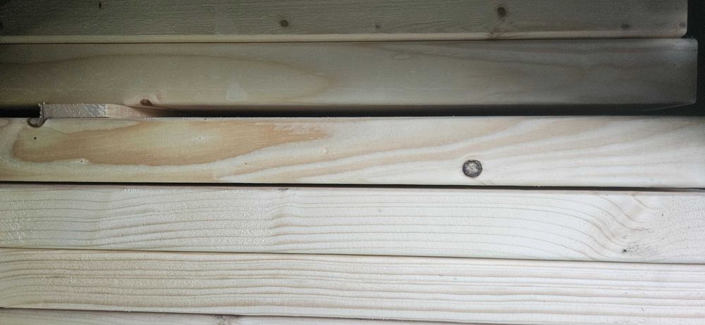 Łaty suszone strugane