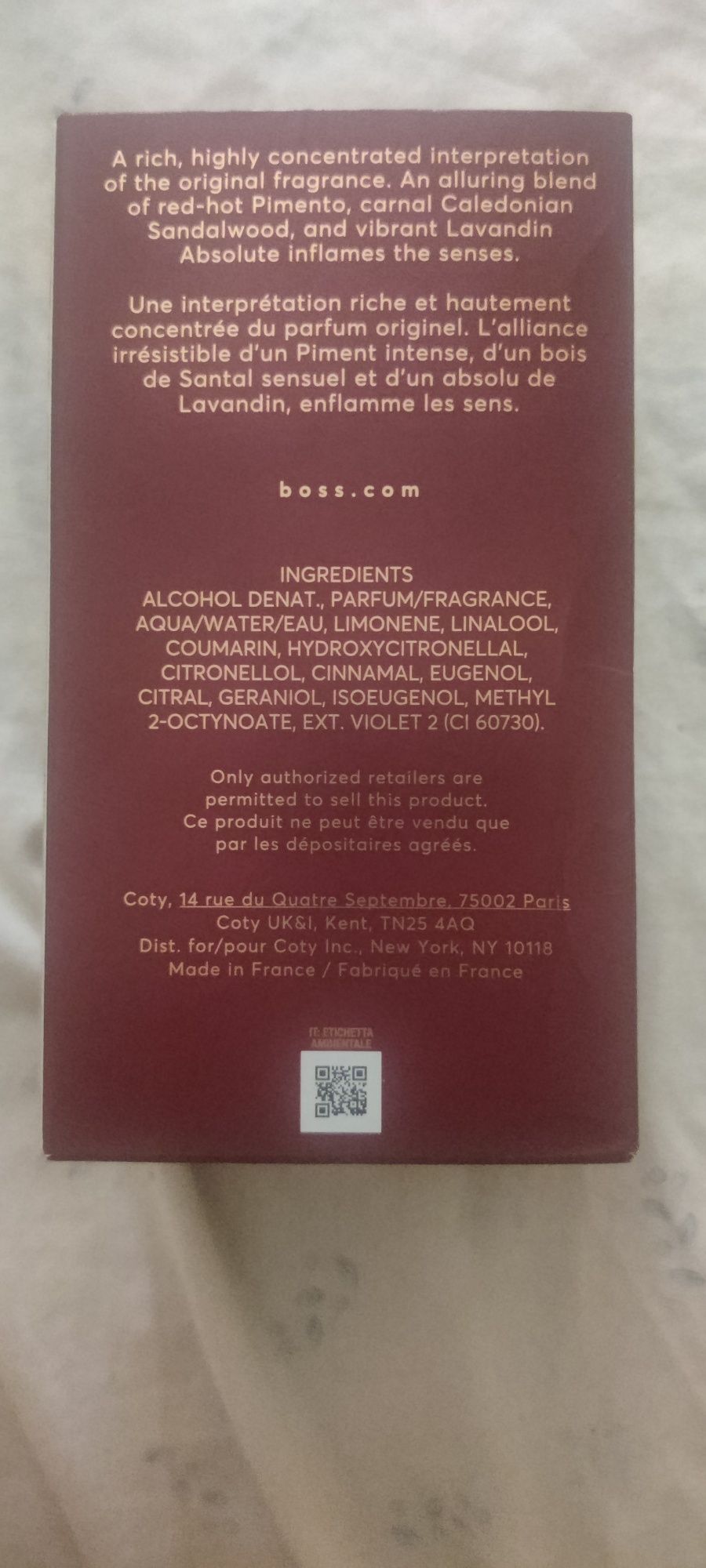 **VENDO** Perfume Hugo Boss The Scent