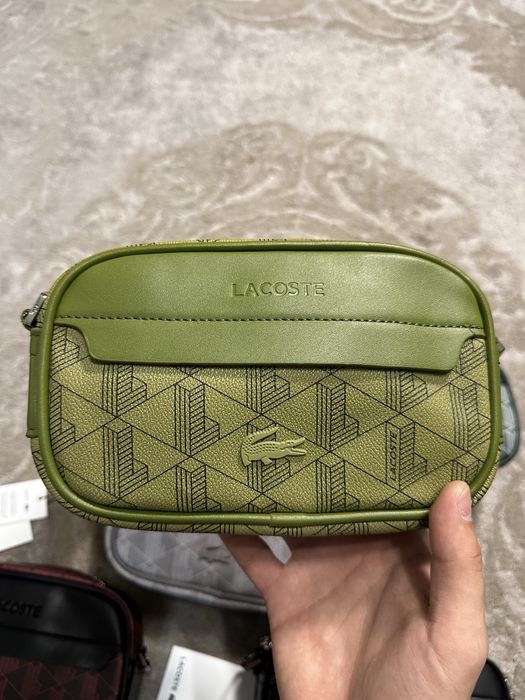Сумка через плече lacoste лакоста сумка месенджер поясная сумка