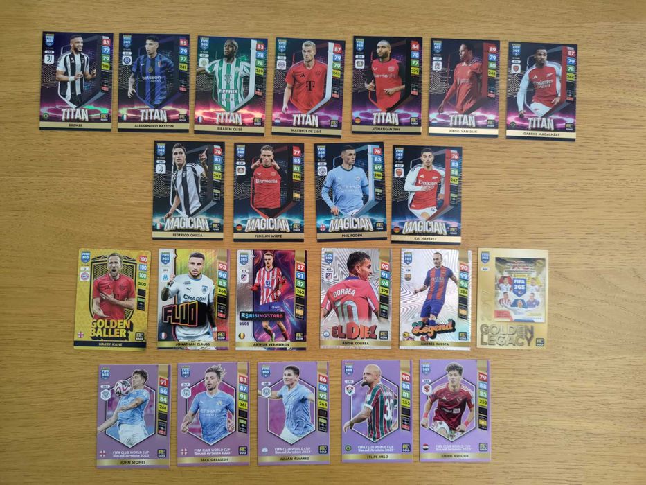 karty Fifa Adrenalyn 365 kolekcja z roku 2025