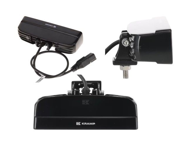 Lampa robocza LED 30W 2880lm 12/24V, prostokątna, czarna, IP68