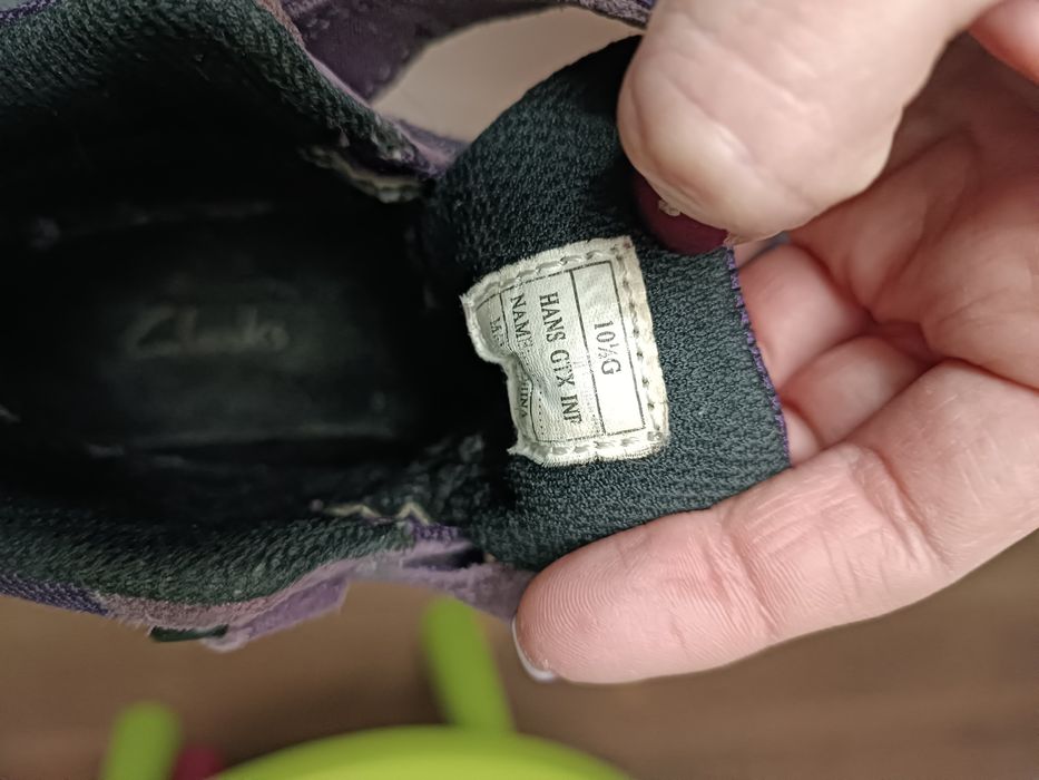 Демі чоботи Clarks, 28 р., утеплені вовною 10.5 або 28 розмір