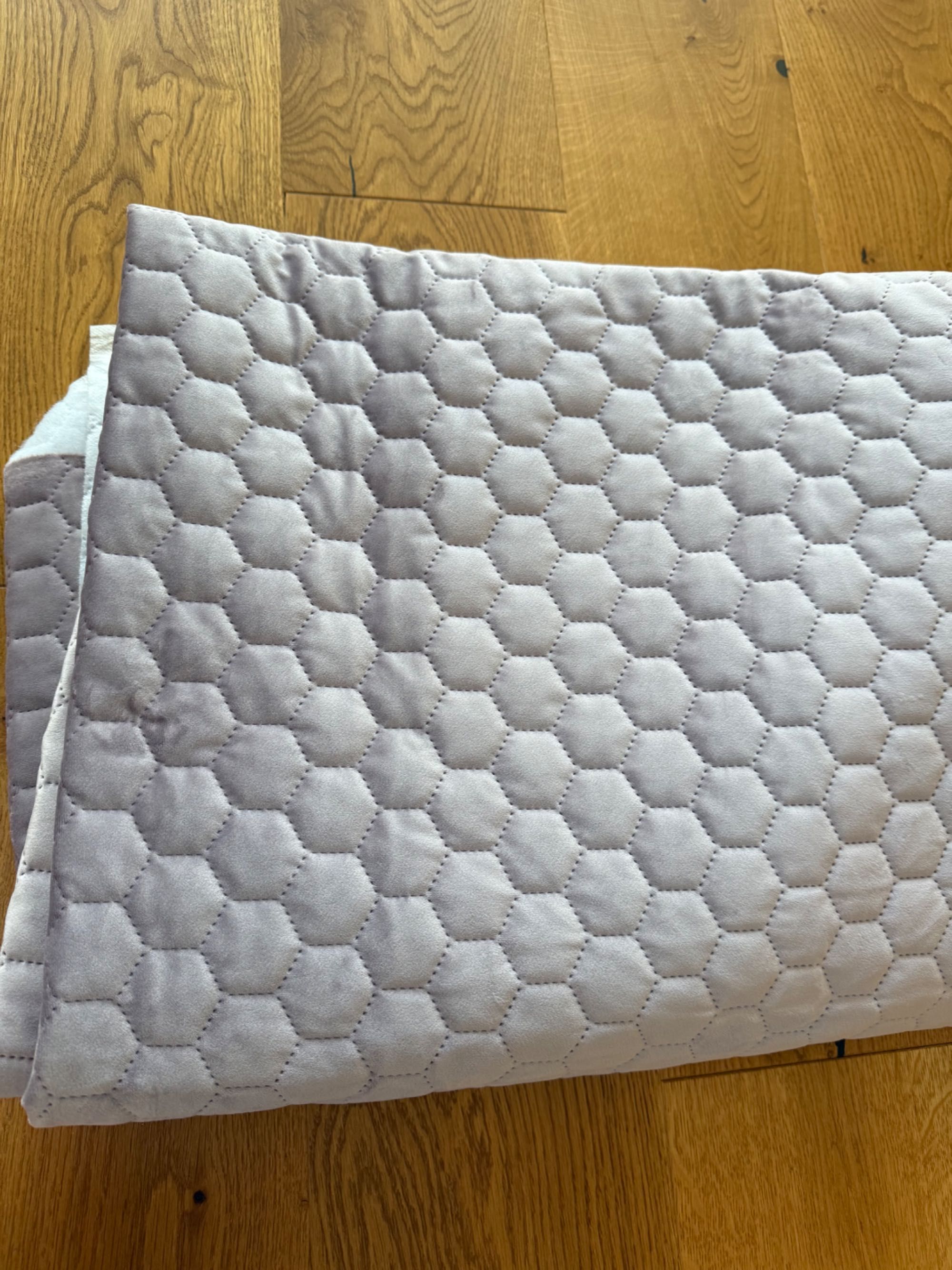 Material na obicia welur pikowany 2m pudrowy róż