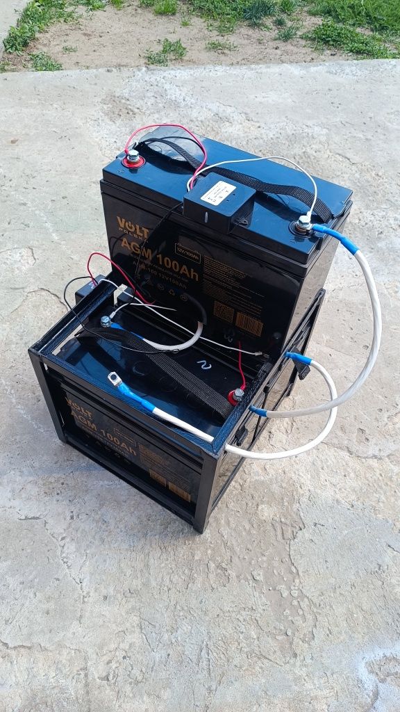 Акумулятори  Volt Polska AGM 12V 100Ah. Балансир для акумуляторів.