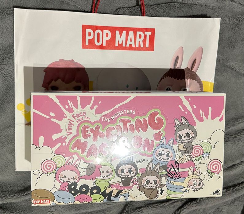 Labubu Exciting Macaron oryginalny zestaw 6 blind boxów