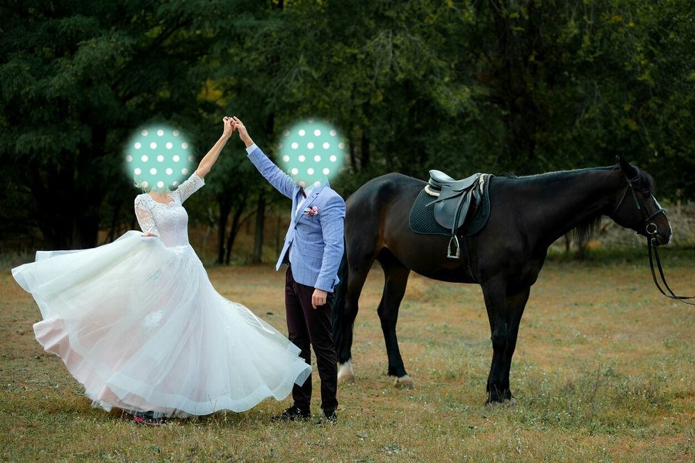 Свадебное платье пышное