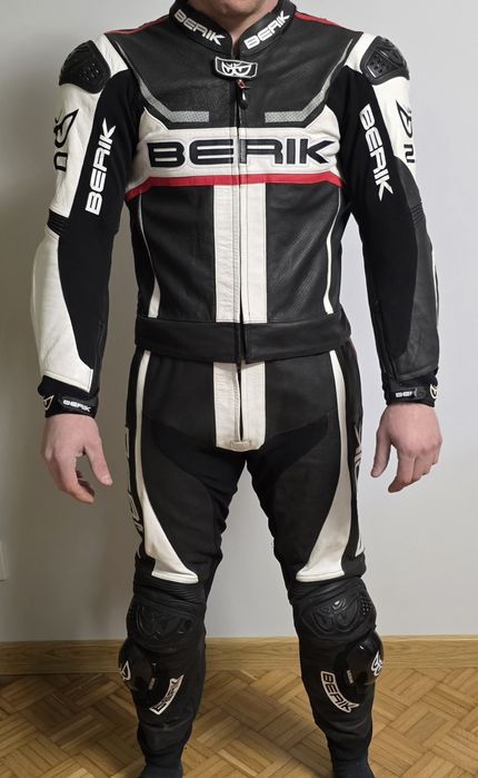 Kombinezon skórzany dwuczęściowy motocyklowy BERIK LS 2.0 roz. 54 178c
