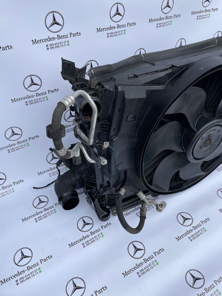 Касета радіаторів Mercedes w212 2.2 3.0 радіатор вентилятор