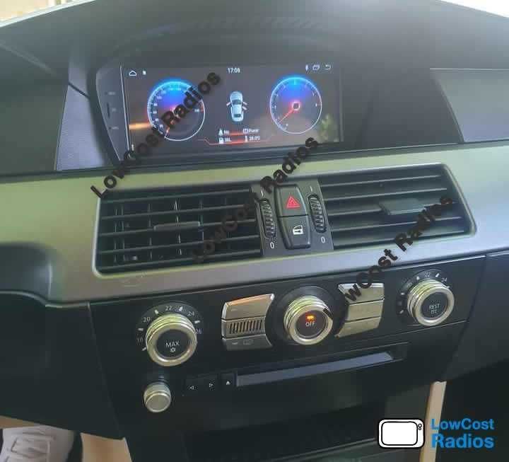 Auto Rádio GPS ANDROID BMW E60, E61, E90, E91 (Série 3 e 5) Wifi USB