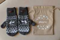 В'язані рукавички та мішечок з тканини на затяжках, Playrix
