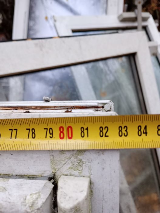 Okno pcv i aluminiowe 83 - 87 x 160 -163