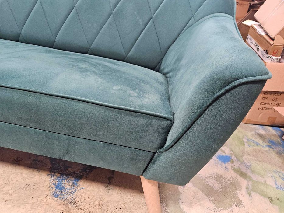 3 osobowa kanapa, sofa zielona