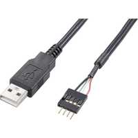 Kabel USB 2.0 Akasa EXUSBIE-40 Przejściówka USB wewn. na zewn.