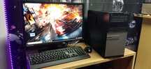 Super Komputer Intel i7 8x3.4ghz RAM 32 GB, SSD,hdd 1TB, Duży Monitor