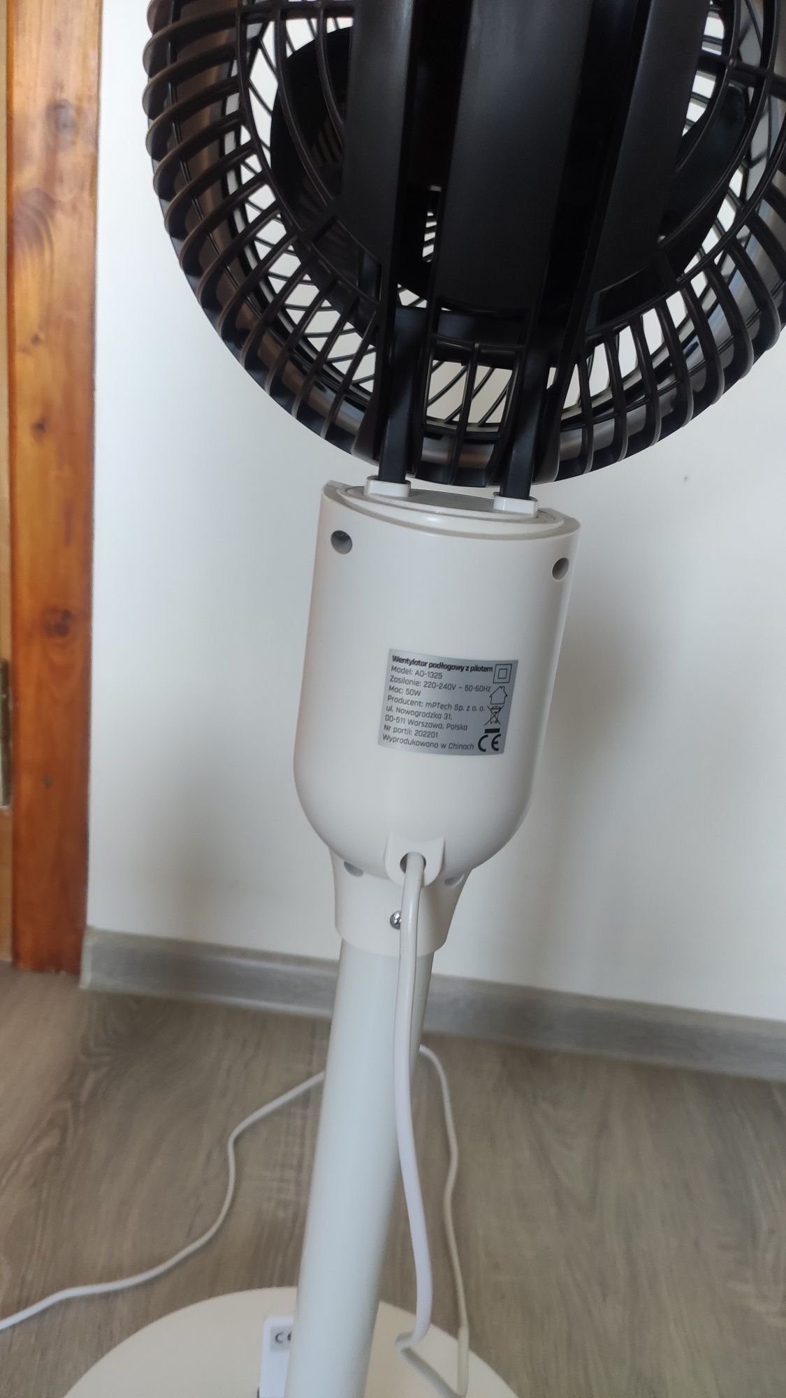 Wentylator Hoffen wentylator podłogowy z pilotem