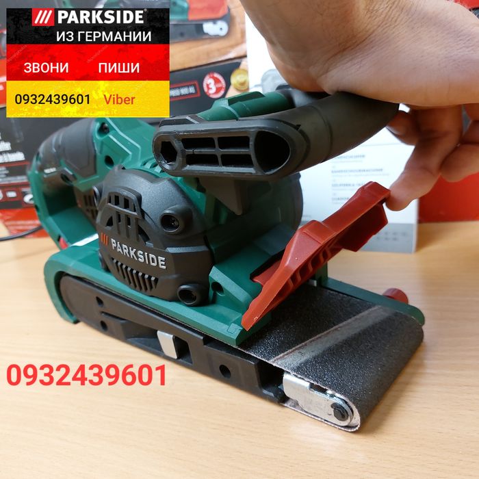 Ленточная шлифмашина/гриндер 900 Вт из ГЕРМАНИИ. Parkside PBSD 900 A1