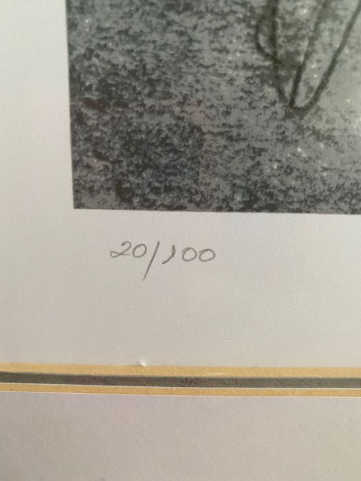 Serigrafia Mestre José Rodrigues assinada e numerada