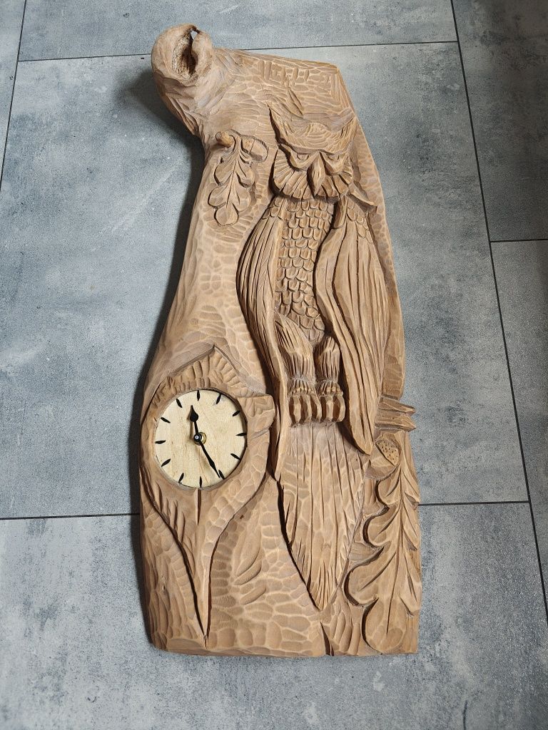 Płaskorzeźba zegar 70 x30