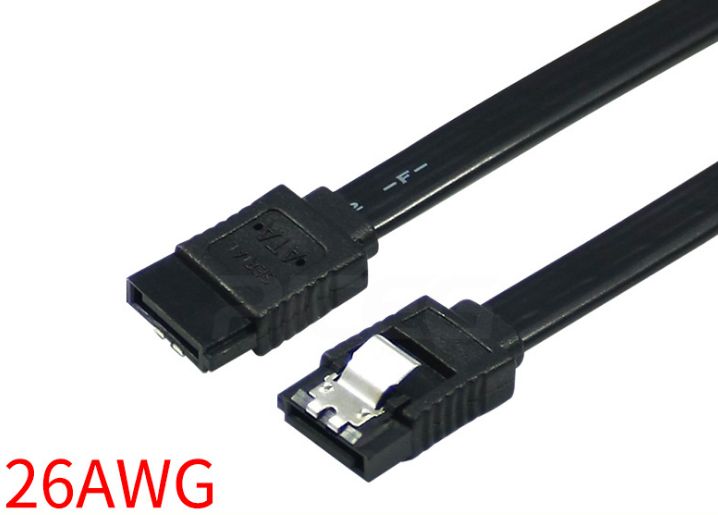 Кабель SATA 3.0 39 см. черный для HDD винчестера данные DATA cable