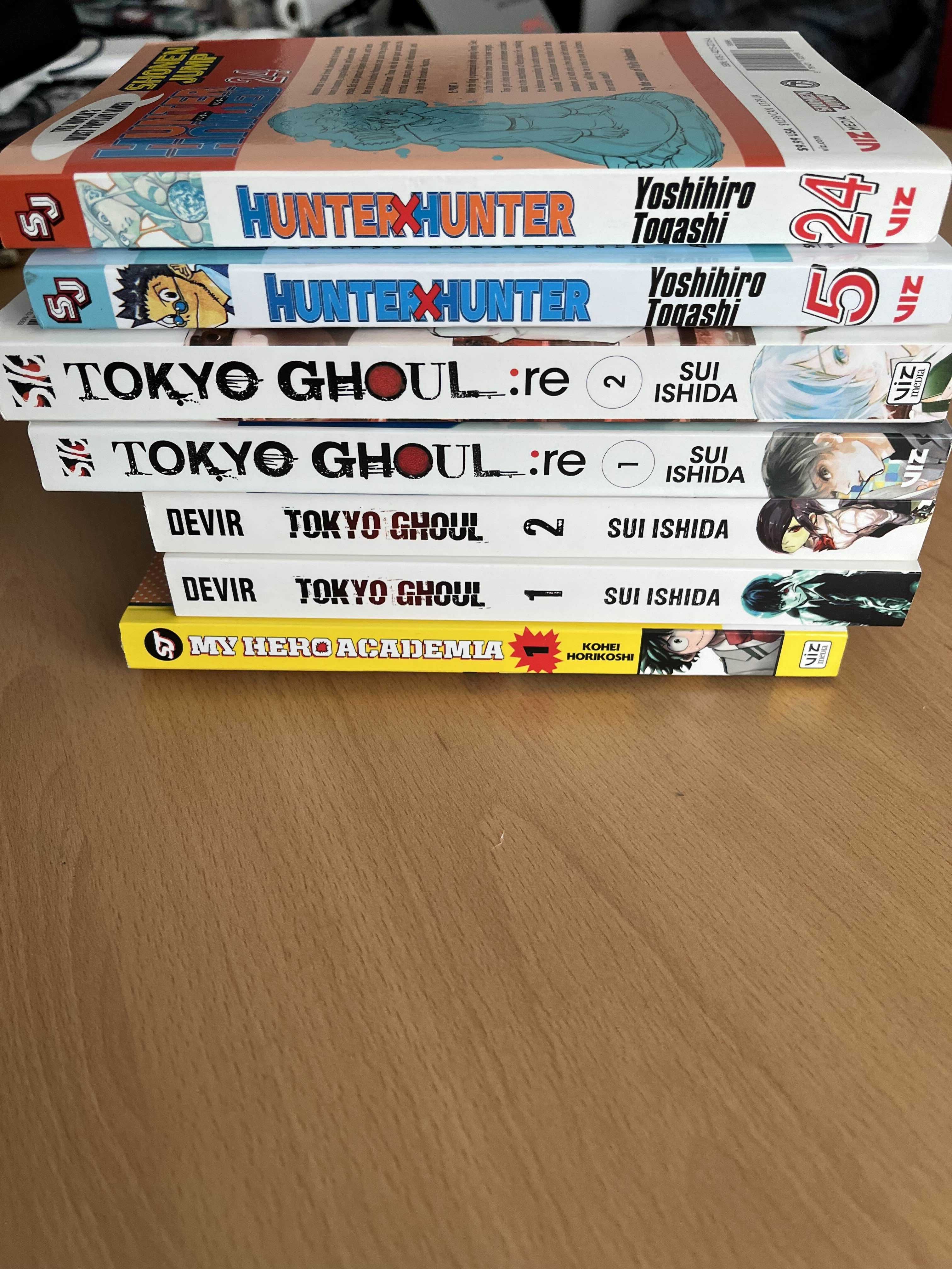 Mangas Variados em PT e ENG.