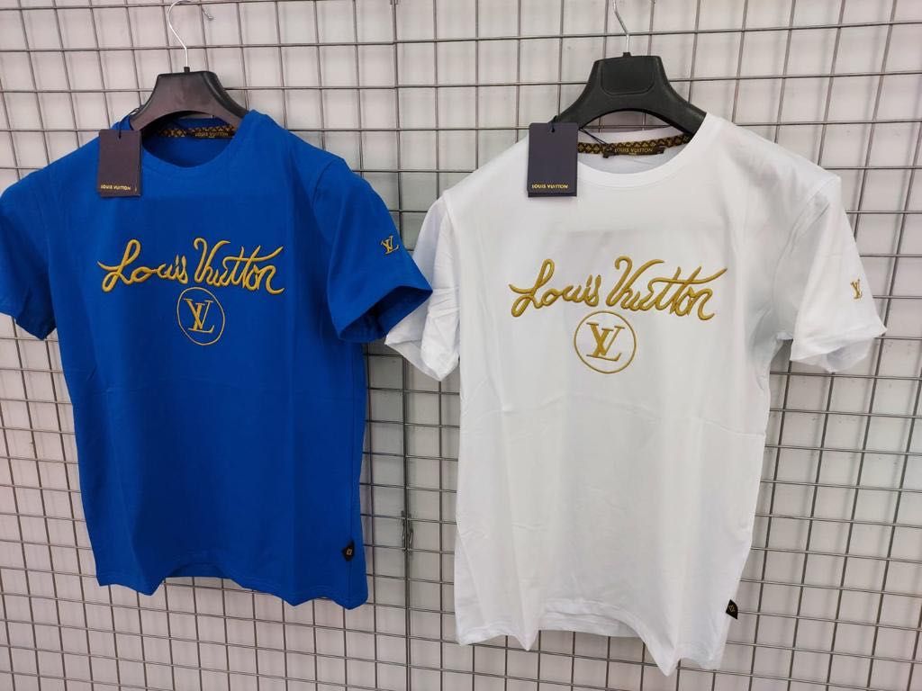 Koszulki tshirt męskie koszulka męska louis vuitton balmain dsq plein