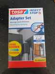 TESA ALU Adapter do moskitier ramkowych aluminiowych do drzwi czarny