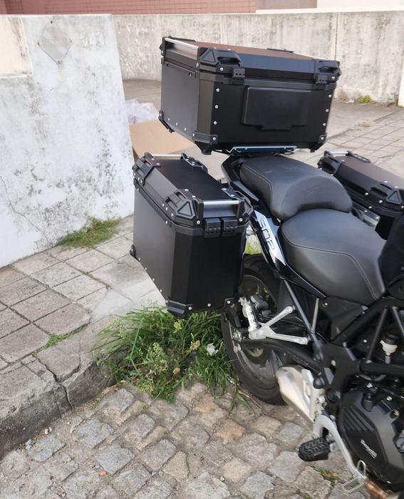 (NOVO) Malas Laterais + Top Case Alumínio Benelli 502 / 502X