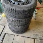 Колеса с дисками R15.195.65 резина нова.Р15 185.65 б.у