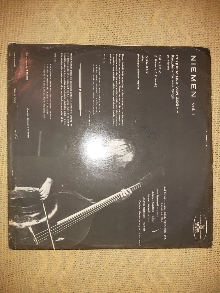 Niemen vol.1 12" LP skrzek piotrkowski apostolis Nadolski