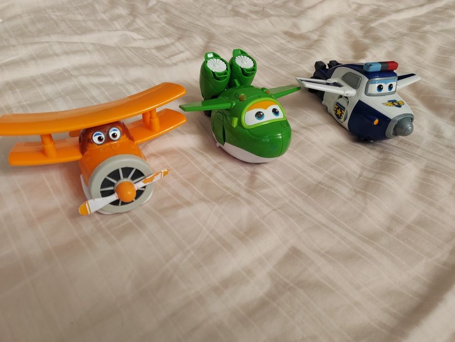 Набір літачків трансформерів супер крила. Super wings.